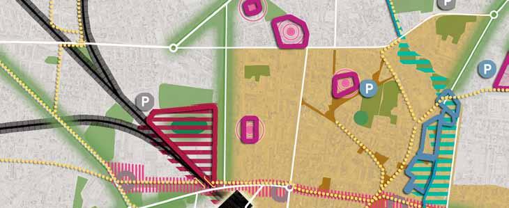 L area si trova nel quadrante centrale della città: il nucleo storico è caratterizzato da un impianto morfologico compatto e riferibile a tracciati stradali di impianto storico e consolidato.