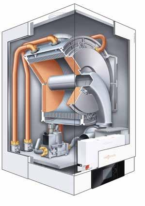 efficienza e camera di condensazione (non è necessario installare equilibratore idraulico) In abbinamento al telecomando Vitotrol