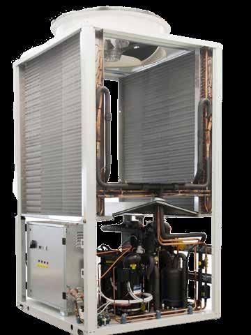 ENERGYCAL PRO Pompa di calore aria/acqua monoblocco reversibile per installazione esterna 28/29 Le pompe di calore aria/acqua Energycal serie PRO sono unità ad alta efficienza (Classe energetica
