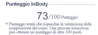 le modificazioni della composizione corporea e l efficacia del percorso nutrizionale e motorio. Per ogni misurazione viene riportata la data, nella casella in basso.