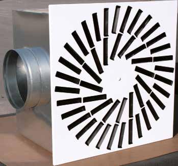 565 x 565 SERRANDA DI TARATURA PER DIFFUSORE QUADRATO A 1-2 - 3-4 VIE Selezione