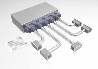 PWD100005 2 SERRANDE DI TARATURA PER BOCCHETTA 332 x 182 mm COD. W11161568 1 TUBO FLESSIBILE DOPPIA PARETE ALL. Ø 152 10 mt COD. 11152152 1 GRIGLIA di RIPRESA ALL. BIANCO foro inst.