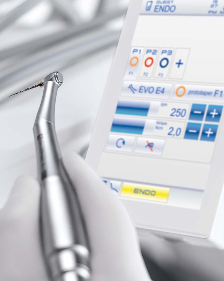 7 8 AVANGUARDIA DELL ENDODONZIA Endodonzia, all apice dell efficienza e dell efficacia Integrati nell elettronica e nel software di controllo di S320TR, sono presenti tutti gli elementi che servono