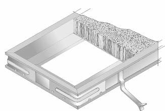 BR Spazzola/Reps, DW2200 BC Reps/Caucciú, *** K Barra di raschiamento Larghezza 1000 mm, Altezza 27 mm