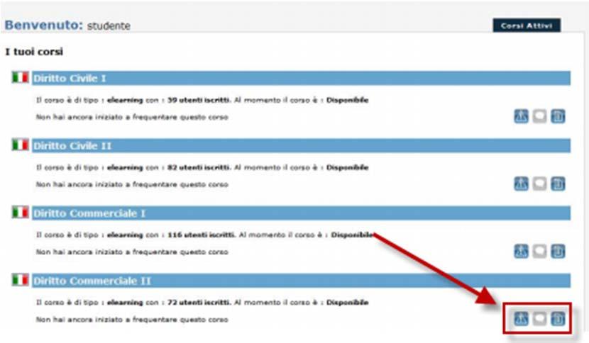 Accederai nell area riservata della piattaforma e learning Unifortunato dove potrai visualizzare in alto a destra il menu principale che ti consentirà l accesso alle varie sezioni della piattaforma: