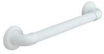 Maniglione in PVC, 45 cm, portata Ø 3,2-54 x 8,5 bianco 105H01004 42,620 max: 120 Kg, fissaggio con x 9 0033327 6