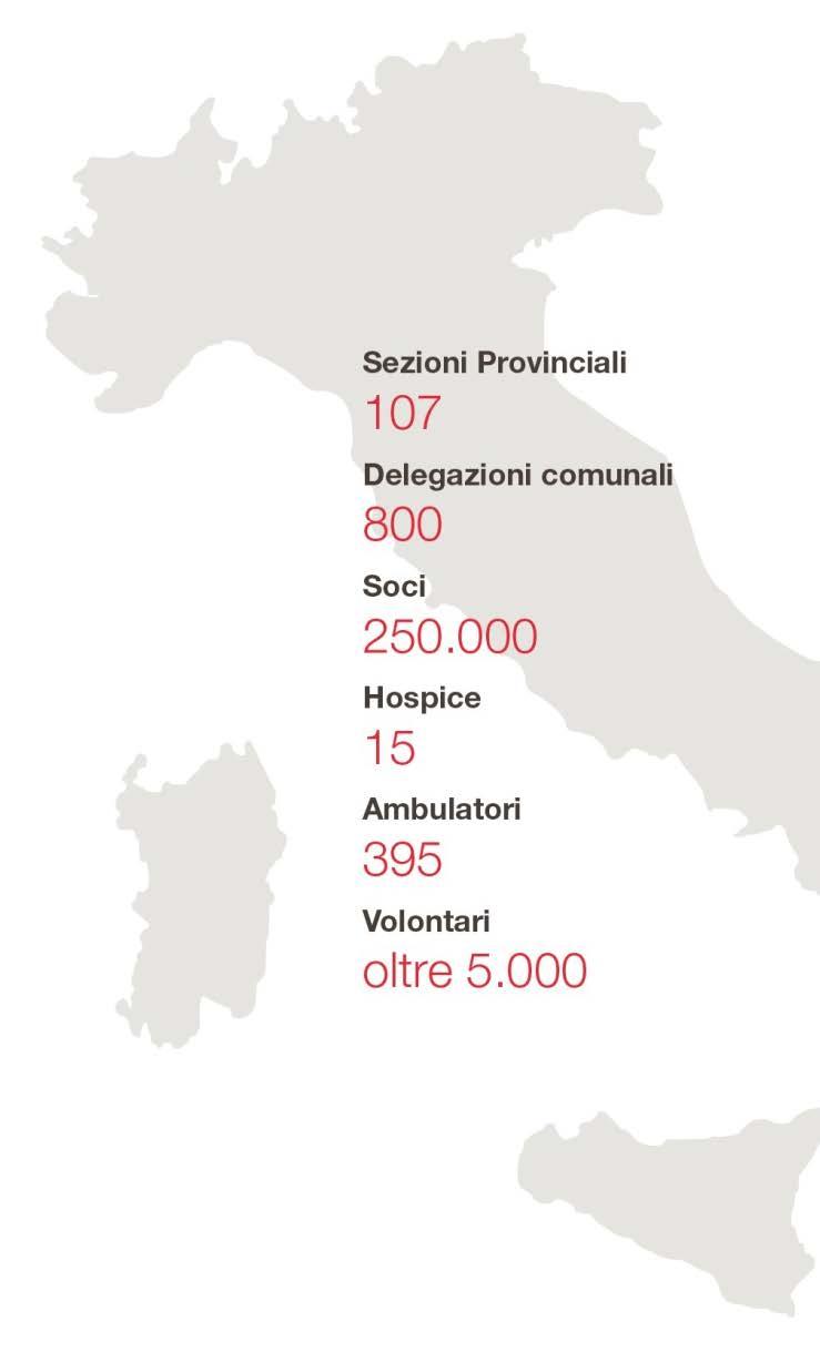 LA LILT IN ITALIA_ LE SEZIONI PROVINCIALI La LILT è estesa capillarmente sull intera penisola: oltre alla Sede Centrale in Roma è, infatti, articolata in: Sezioni Provinciali, delegazioni comunali,