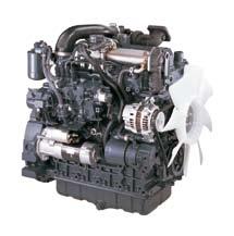 Sensibilità all IMPATTO sull ambiente Il motore è stato studiato per soddisfare la normativa Euro 3A che è la più rigorosa per questa fascia di potenza: < KUBOTA 3307-DI-T-E3B a iniezione diretta <