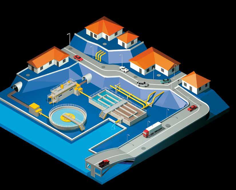 Reti e impianti di trattamento delle acque Proponiamo soluzioni tecniche ed impiantistiche che trovano applicazione negli impianti di