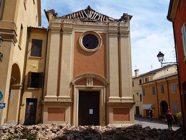 Francesco d Assisi sita in via Oberdan nel comune di Finale Emilia (MO) danneggiata dalle sequenze sismiche del maggio 2012 MARZO 2014 -