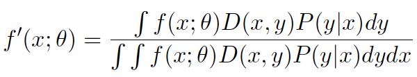 Efficienza di Rivelazione Per correggere la p.d.f. teorica devo inoltre conoscere la probabilità condizionale che la variabile Y assuma un valore y una volta dato x : Qui integriamo sui valori assun=