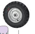 WHEELS WITH PNEUMATIC TYRES TRK PAG.