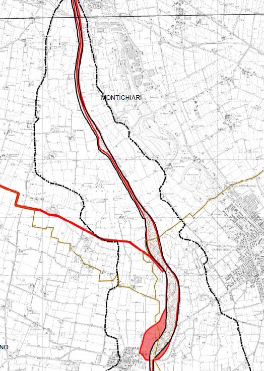 Tratto da Montichiari a Carpenedolo AMBITO RETICOLO PRINCIPALE: Fiume Chiese Al confine tra