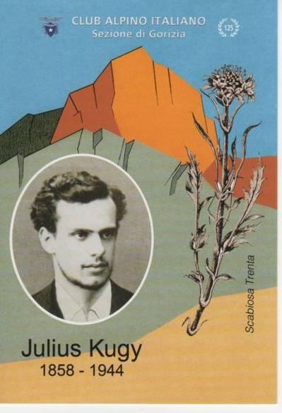 Julius Kugy nasce a Gorizia il 19 luglio 1958. Fin dalla gioventç si appassioné alle montagne grazie ai numerosi soggiorni presso il villaggio natale del padre, Lind, vicino ad Arnoldstein.