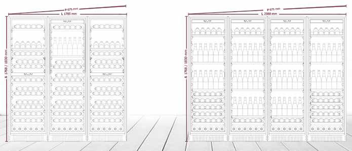 Dal 08 siamo orgogliosi di presentare la prima cantina vino con il sistema apertura porta Push Open Door (POD).