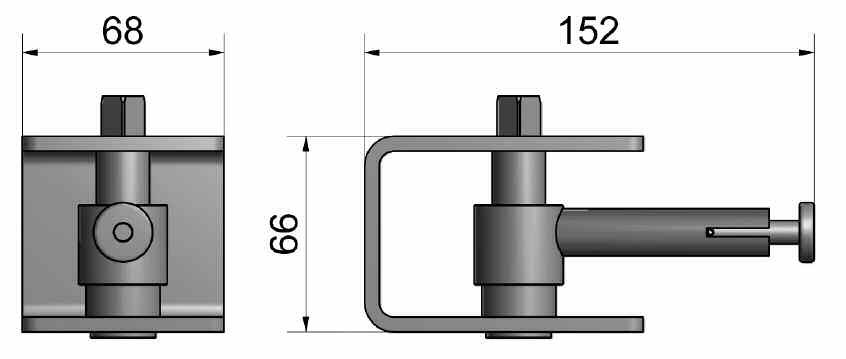 : Servocomando PRO : Distanziale/apertura manuale : Corpo valvola DIMENSIONI D