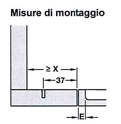 REGOLABILI =61 MM BASI