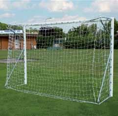 to apply net on aluminum soccer goals