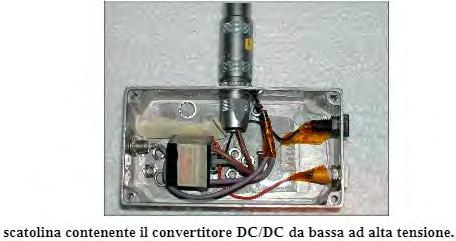 Le scatoline contenenti CONVERTITORI DC/DC da bassa ad alta tensione, consentono di amplificare la bassa tensione in ingresso fino a ± 10 kv.