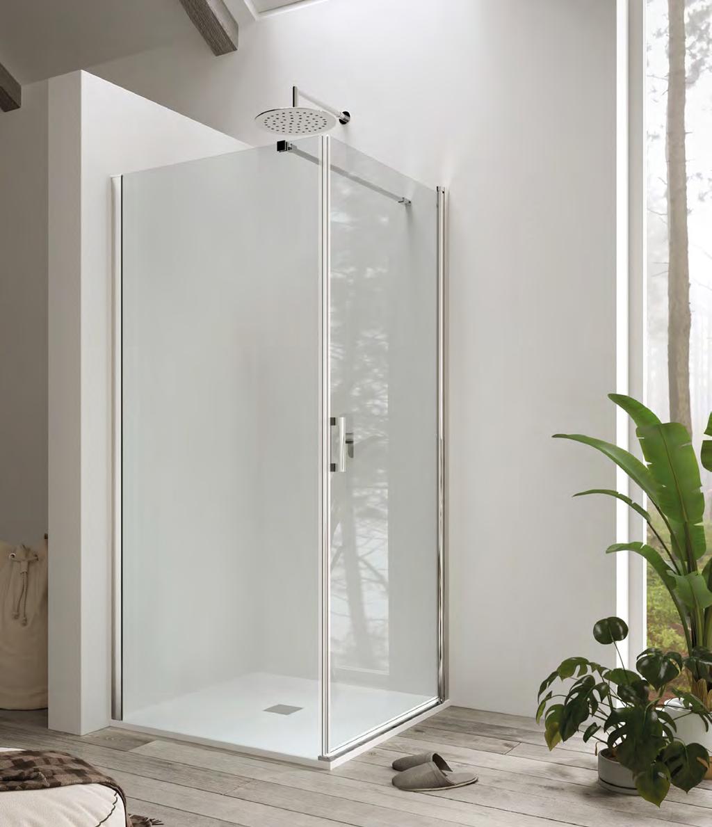 Weiss-Stern Dimensione Box Weiss-Stern Hermes Hermes Parete fissa Trasparente Fixed door Clear glass Parete fissa Fixed glass Trasparente Clear glass Make your choice HERMES Caratteristiche e