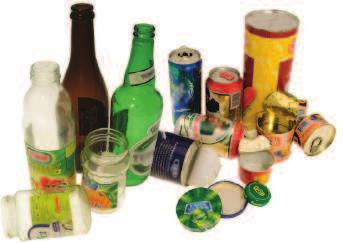 II - 6 II - 6 VETRO E METALLI Vetro SI: barattoli, bottiglie e vasetti di vetro. Le bottiglie vanno svuotate.