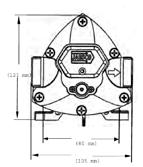 permettendo così ai sistemi di bordo di funzionare al massimo dell efficienza. Dim. lung. mm. 251 X larg. mm. 156 X alt. mm. 121 Portata Articolo Psi Volt Amp. lt./min.