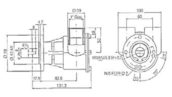 ricambio per ST138 ST140 Bocche da 3/4, portata It./min.