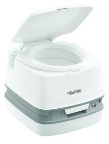 3,6 2424800 WC portatile WC marino manuale in porcellana bianca, con pompa in nylon a stantuffo.
