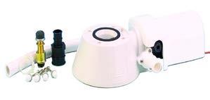 Conforme USCG 183-410 e ISO 8846 MARINE (protezione accensione). Cerniere per wc Jabsco modello Compact ( art.