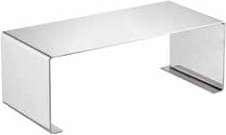 STAINLESS STEEL 18/10 MIRROR FINISH / SHINY STEEL EN_ Two floor stand. IT_ Alzata a due piani.