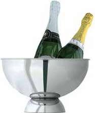 TRUE STEEL / STAINLESS STEEL 18/10 EN_ Champagne bucket. IT_ Champagnera. ES_ Champañera. FR_ Seau à champagne.
