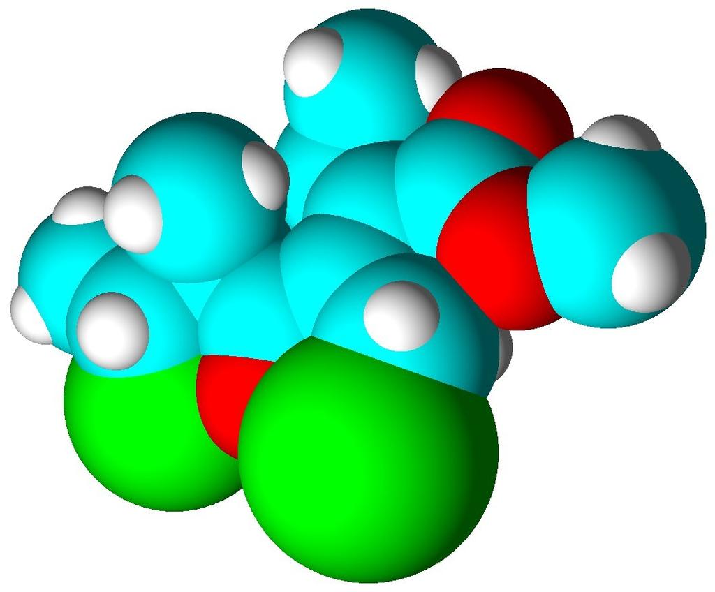 Se provate a ruotare la molecola scoprirete che è piatta. Cliccate in basso su D optimization e la molecola diventerà tridimensionale.