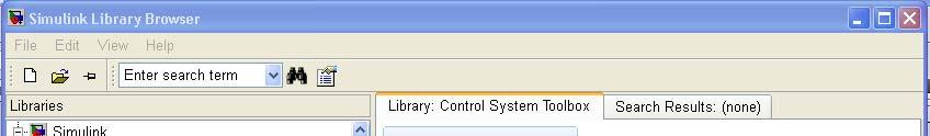 Simulink e Control System