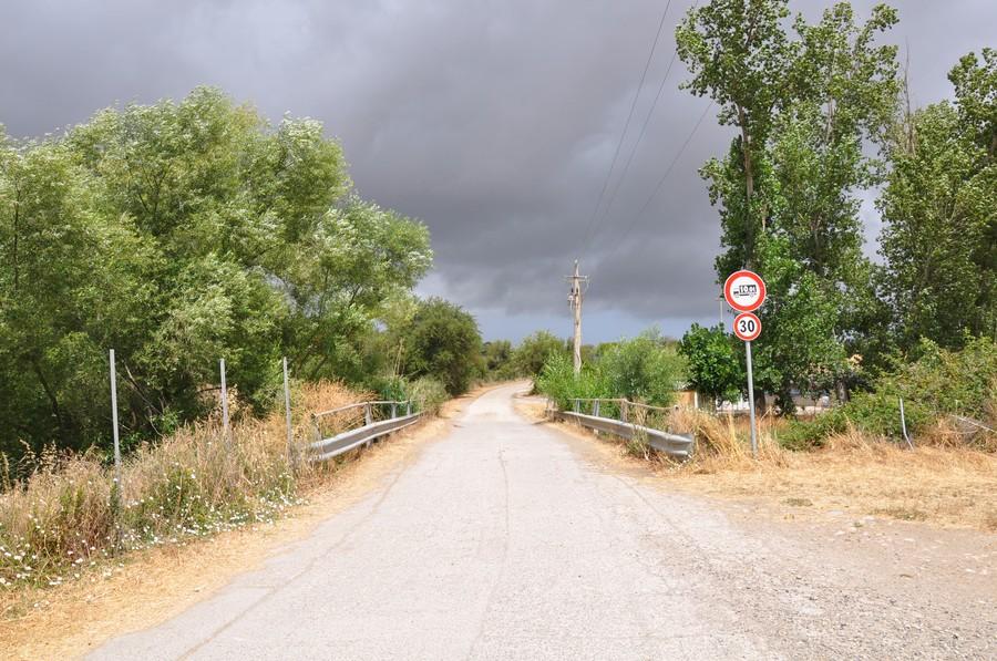 del Comune di Mara. Il tratto interessato parte dall area del Depuratore comunale.