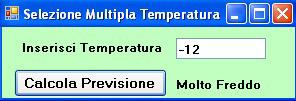 Problema25: Scrivere un algoritmo che data una temperatura stampa a video il messaggio: a) molto caldo se la temperatura è > 32; b) caldo se la temperatura è > 25; c) mite se la temperatura è > 16;