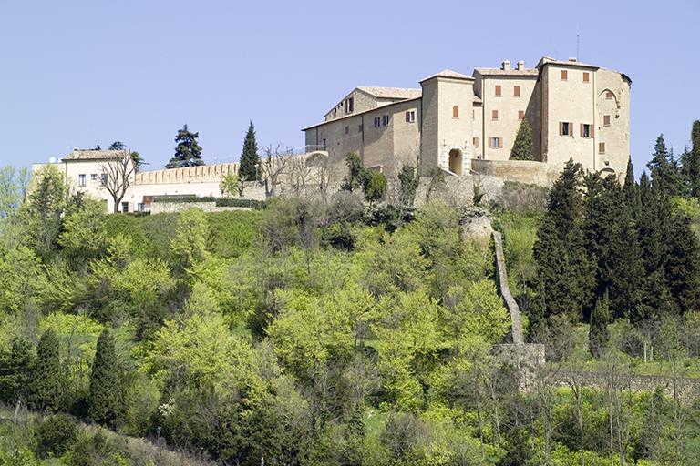 Bertinoro, mappa del castello.
