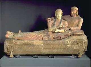Sarcofago degli sposi (VI sec a.c.) Museo del Louvre