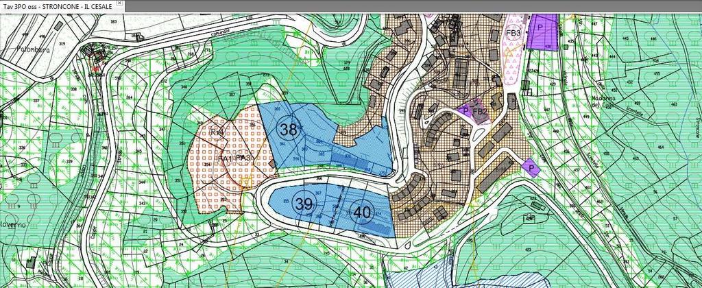 STRALCIO URBANISTICO: COMUNE DI STRONCONE, PROVINCIA DI