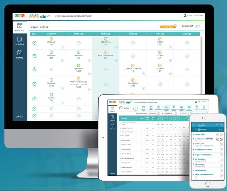 Con una evoluta e pratica interfaccia grafica, il nuovo registro elettronico consente una gestione ancora più snella e