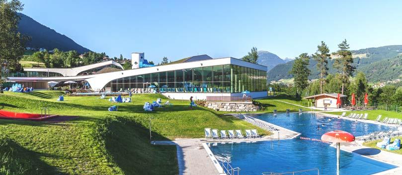 Nella nuova piscina StuBay potrete godere per 3 ore (incluse nella Stubai Super Card) di momenti indimenticabili e del panorama alpino mozzafiato.