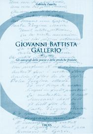 PATRIE DAL FRIÛL DICEMBAR 2006 15 ZUAN BATISTE GALLERIO: IL CANTÔR DE SISILE ANTONI BELINE O ai acetât vulintîr di lâ a presentâ il libri di Gabriel Zanello sui autografos des puisiis e de predicjis