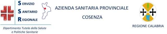 Oggetto: Avviso incarico quinquennale direttore UOC ginecologia e ostetricia spoke Rossano Corigliano- PO Corigliano Pubblicazione atti ai sensi dell art.