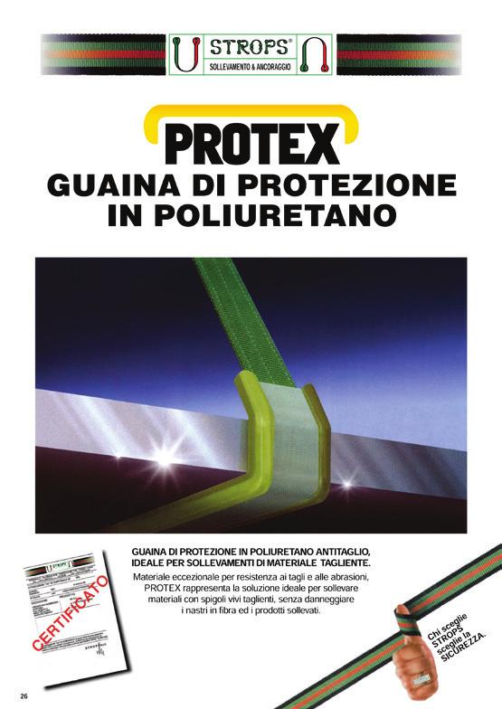 PROTEX/S PROTEX/1S PROTEX/1S PROTEX/2S PROTEX/0S 1 1 2 1 1 2 Ancoraggi mm. 2 Ancoraggi mm. Nastri mm. Nastri mm. Nastri mm. Ancoraggi mm. 7 Nastri mm.