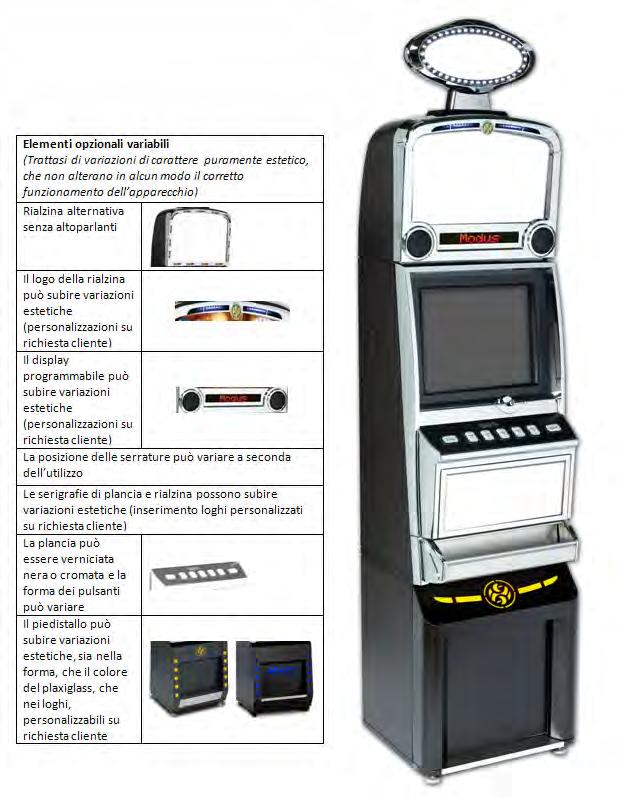 mobile modello MODUS 54 0 mm NOVOMATIC