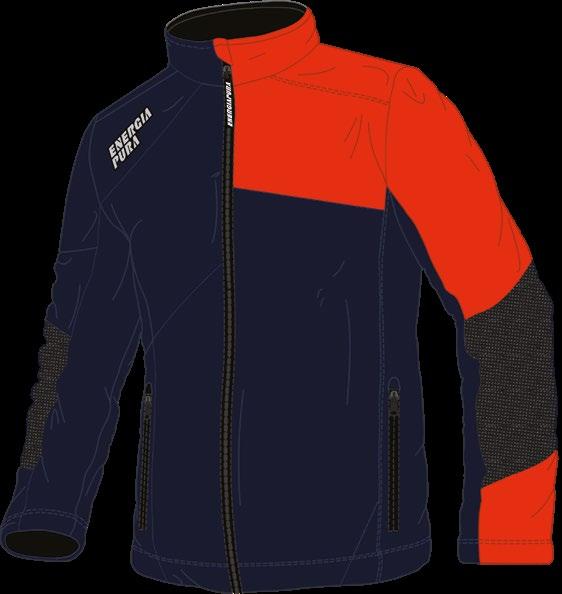 elbows -Anti-slip elastic on the bottom back jacket -Warm-up training jacket