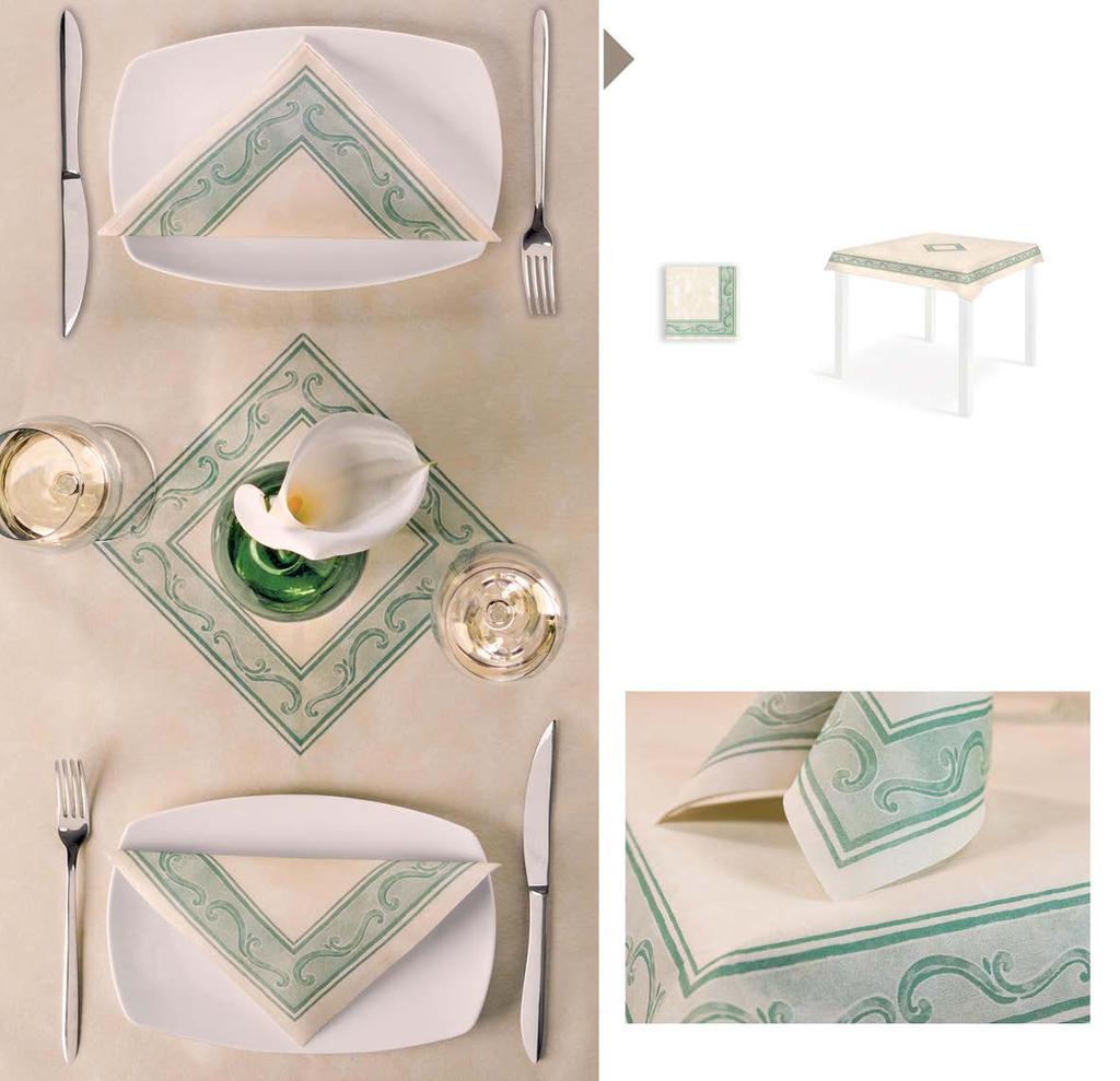 Riccio Verde P40-5 40x40 Napkin