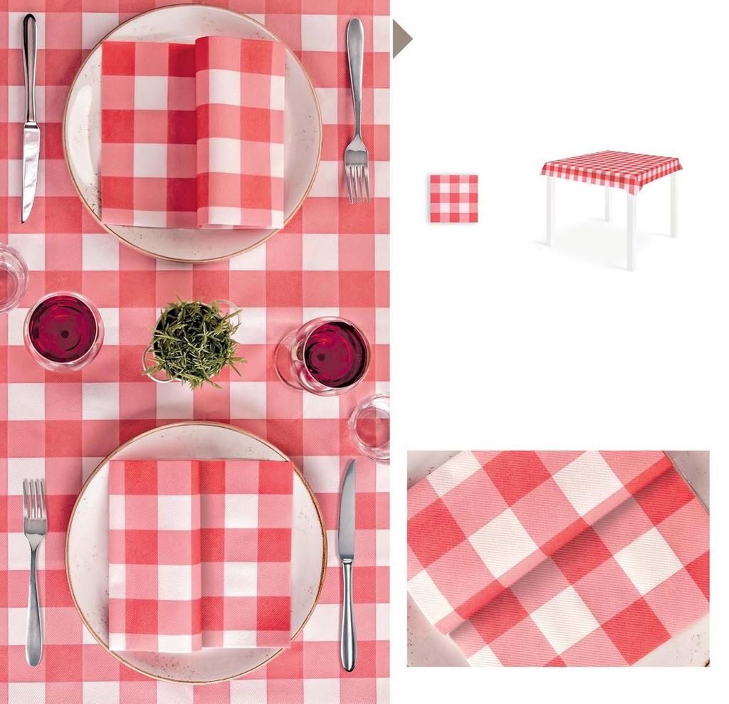 Osteria Rosso P40-97 40x40 Napkin