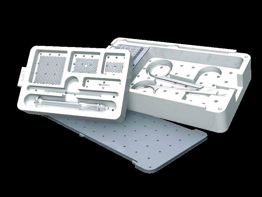 Chirurgia Tray TIOMESH Rigenerazione ossea REF 360-010-00 Tray TIOMESH Kit completo di membrane per la rigenerazione orale di difetti ossei (sec. Dr. M.