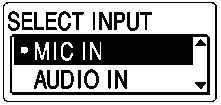Înregistrarea cu un 1 Conectaţi un microfon extern la mufa ( f microfon extern Microfon stereo La mufa (microfon) micro on) când aparatul IC recorder se află în modul stop.