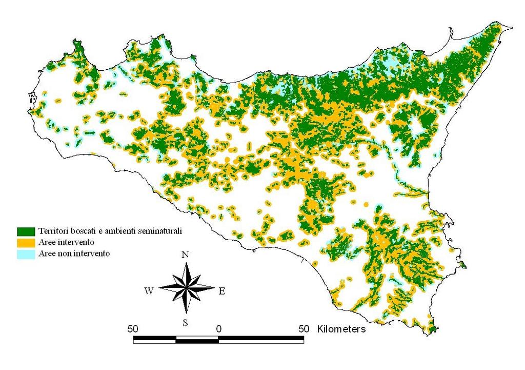Per l individuazione di aree che si caratterizzano per una maggiore necessità e urgenza della realizzazione di interventi forestali, per la definizione dei livelli di priorità d intervento e per la